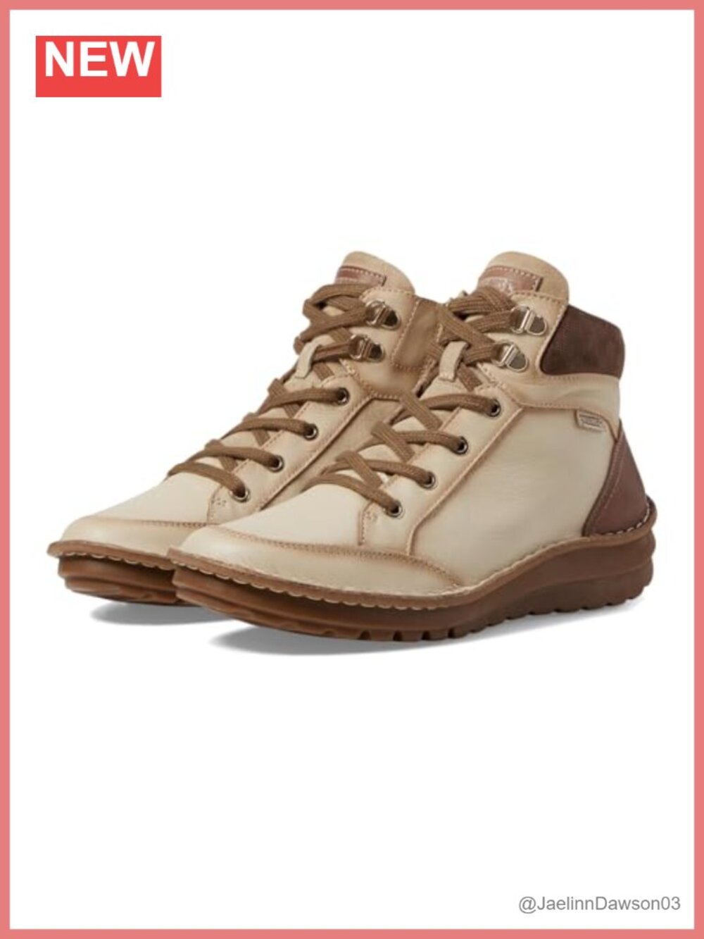 PIKOLINOS Cazorla Leather Flat Ankle Boots Lace-Up Comfort